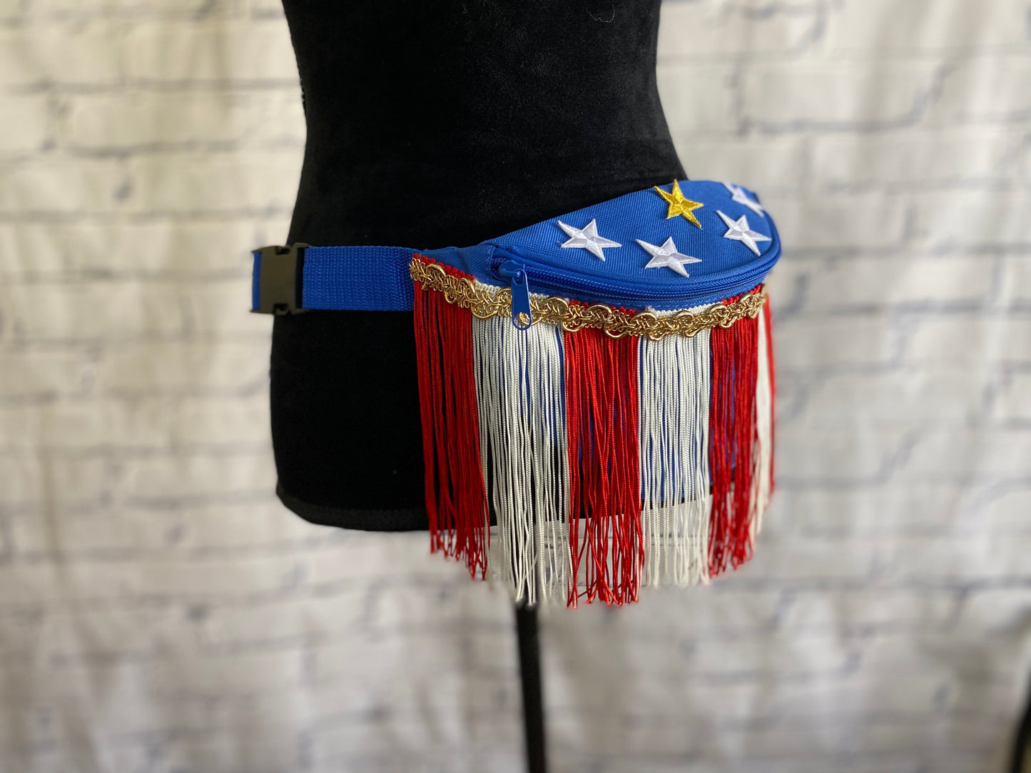 Red White and Blue Patriotic Stars and Stripes Hip Pack