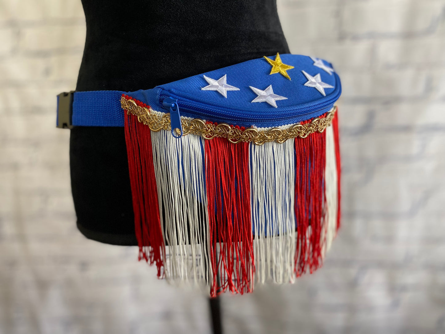 Red White and Blue Patriotic Stars and Stripes Hip Pack