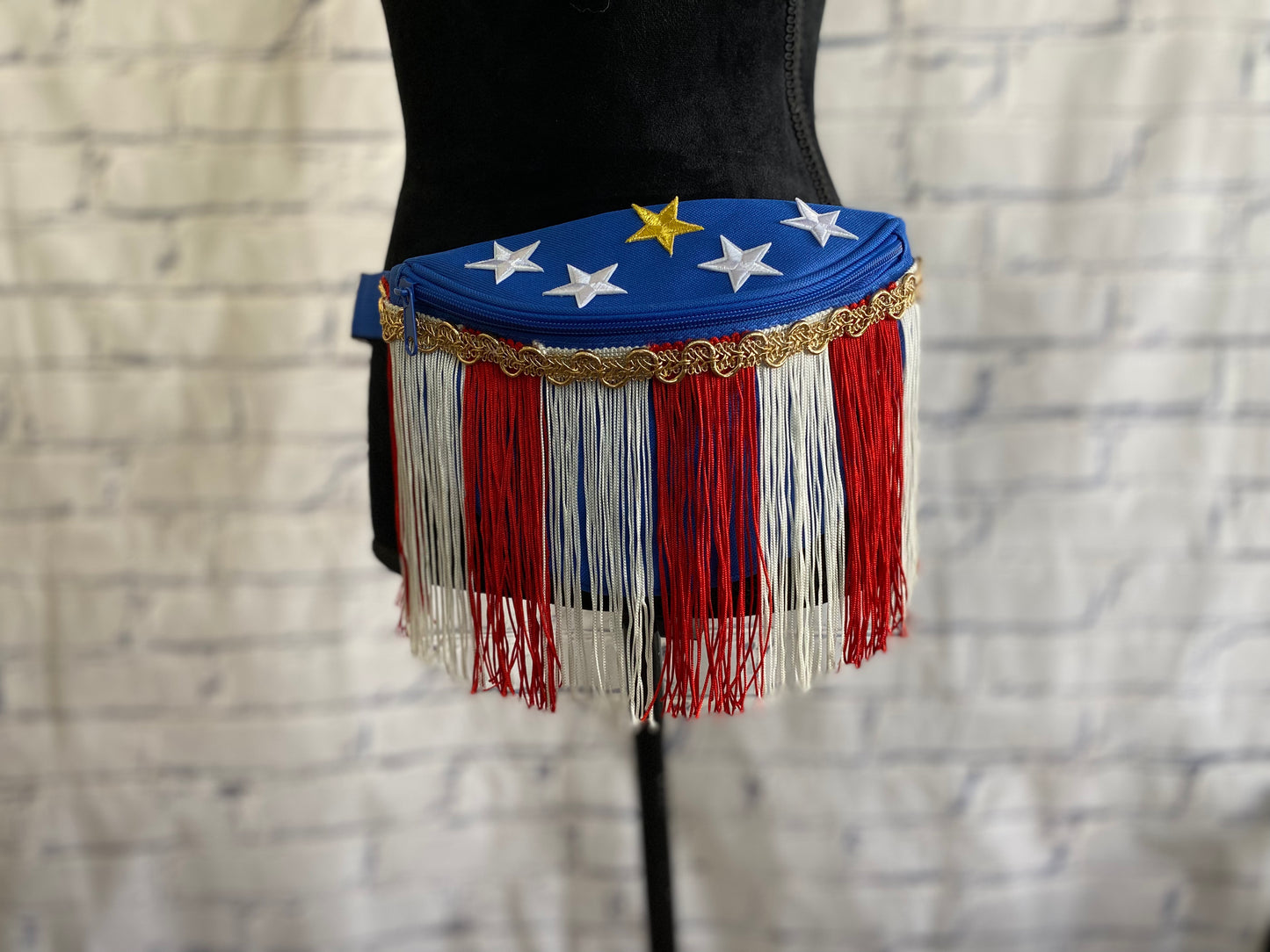 Red White and Blue Patriotic Stars and Stripes Hip Pack