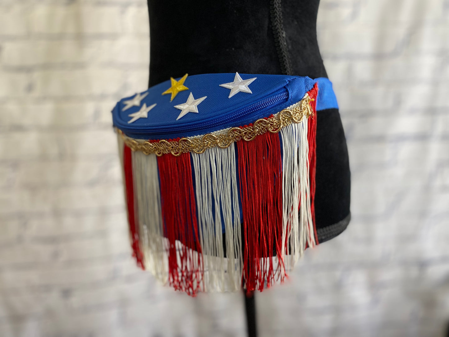 Red White and Blue Patriotic Stars and Stripes Hip Pack