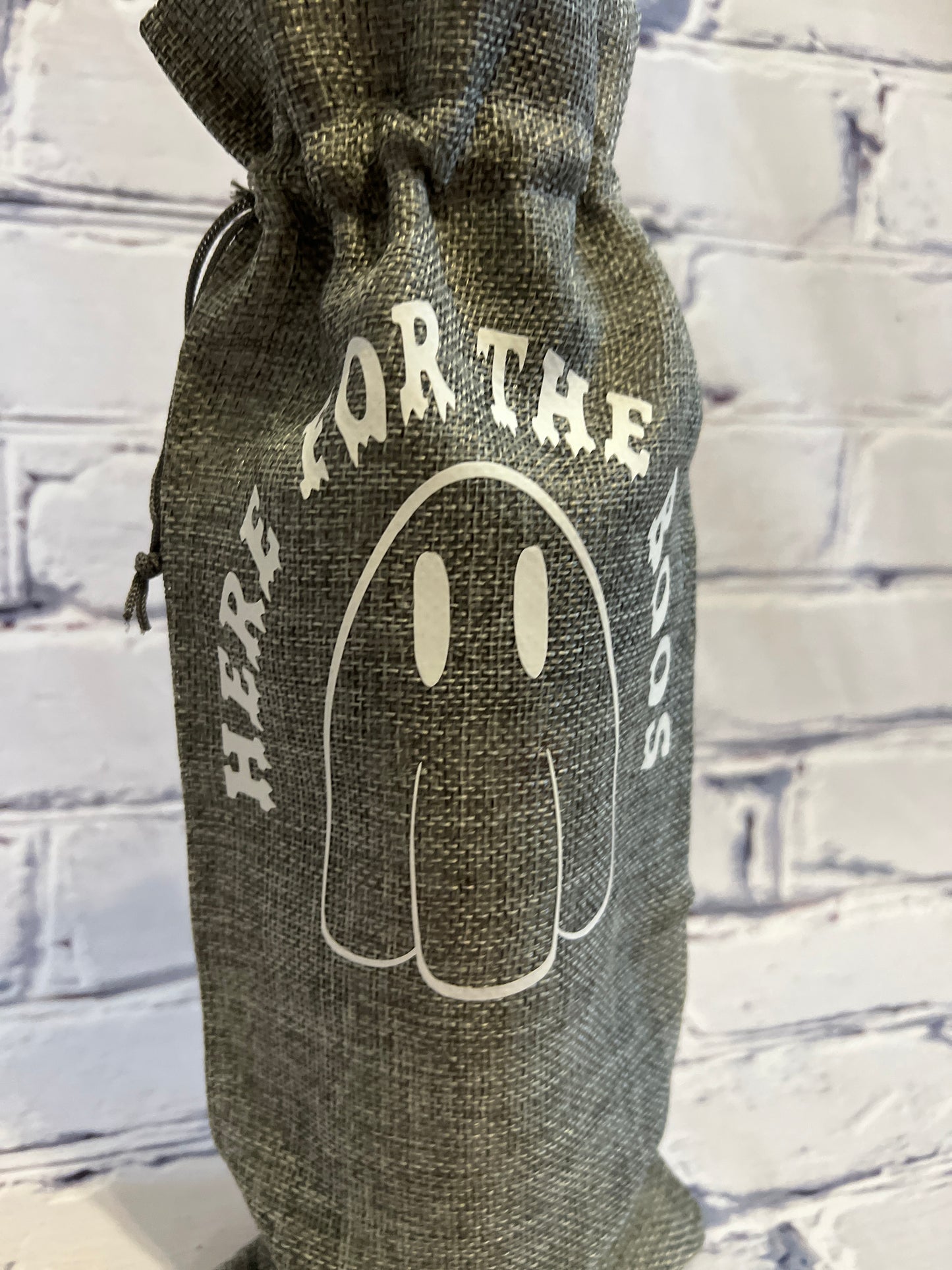 Here for the Boos Reusable Wine Gift Bag