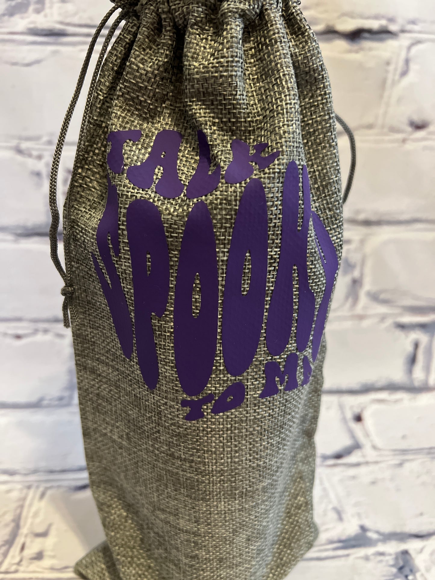 Talk Spooky to Me Reusable Wine Gift Bag