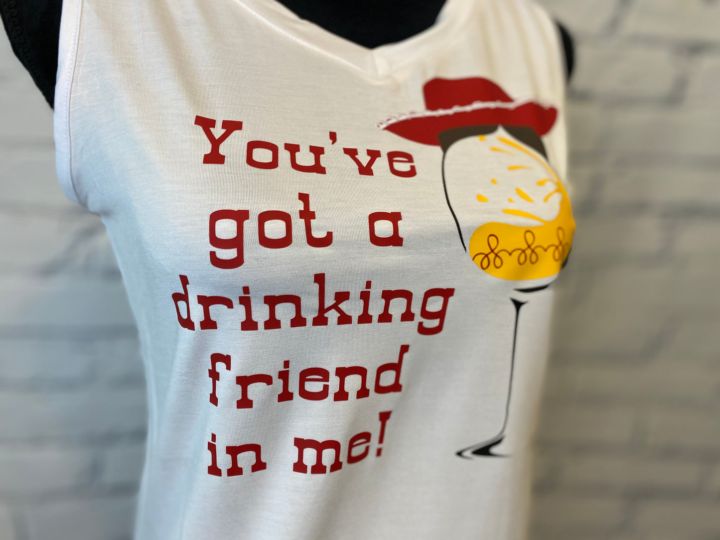 Toy Story Jessie Wine Glass Drinking Shirt