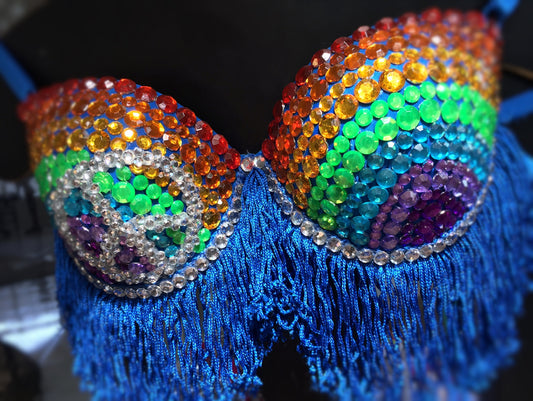 Celebrate Pride Festival Bra Top