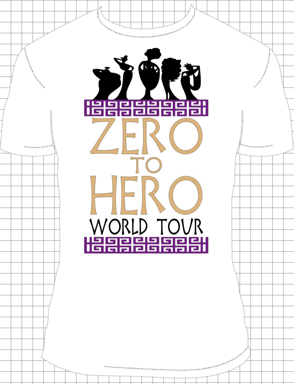 Hercules EPCOT Drinking World Tour Shirt