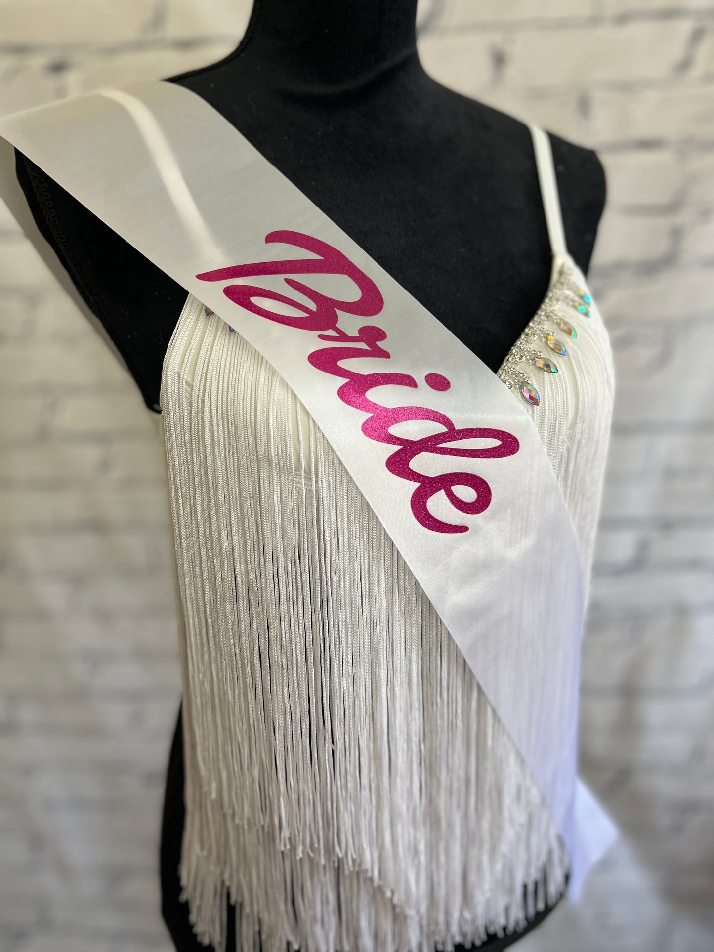 Barbie Inspired Bride Bachelorette Sash