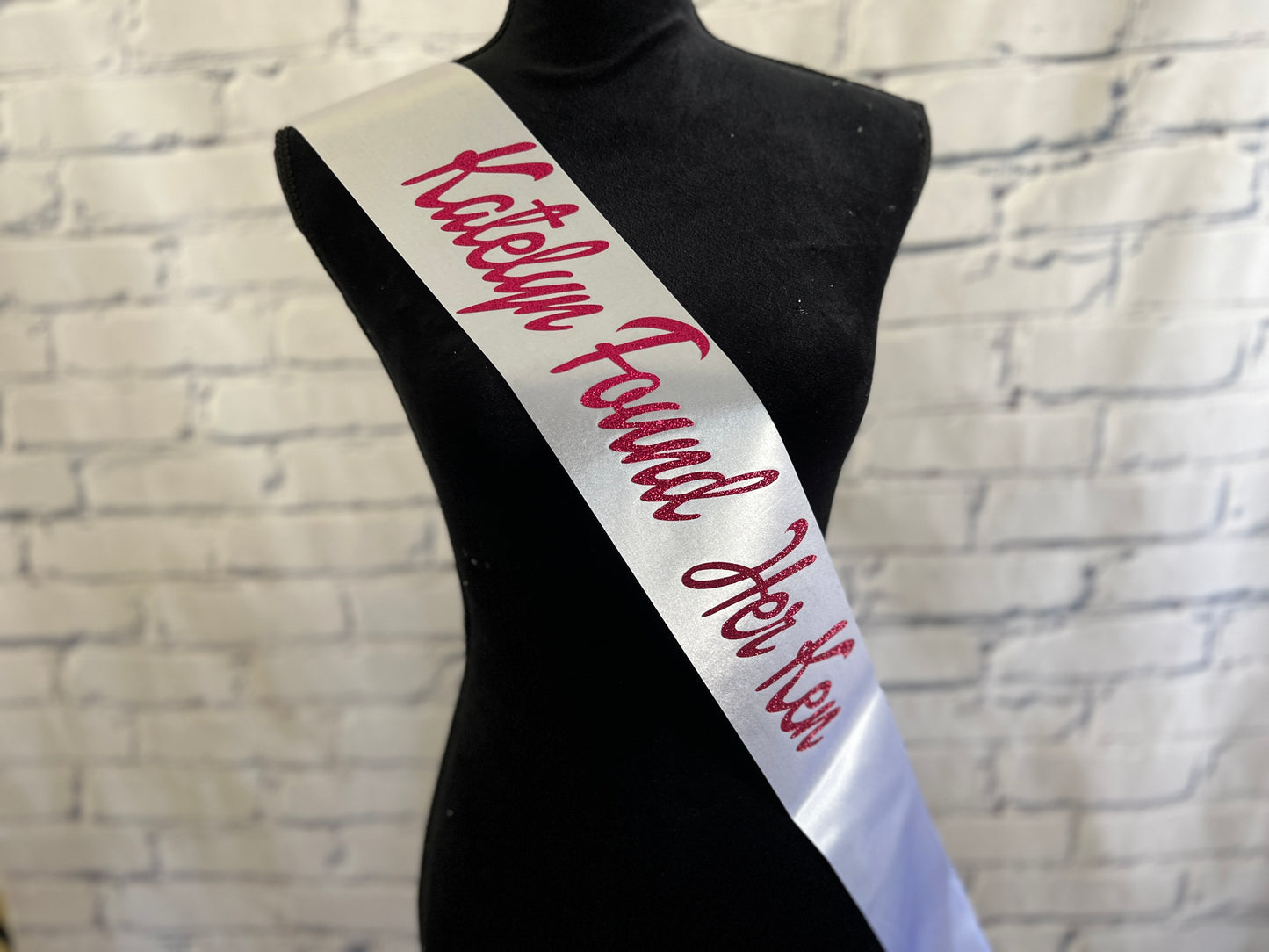 Barbie Inspired Bride Bachelorette Sash