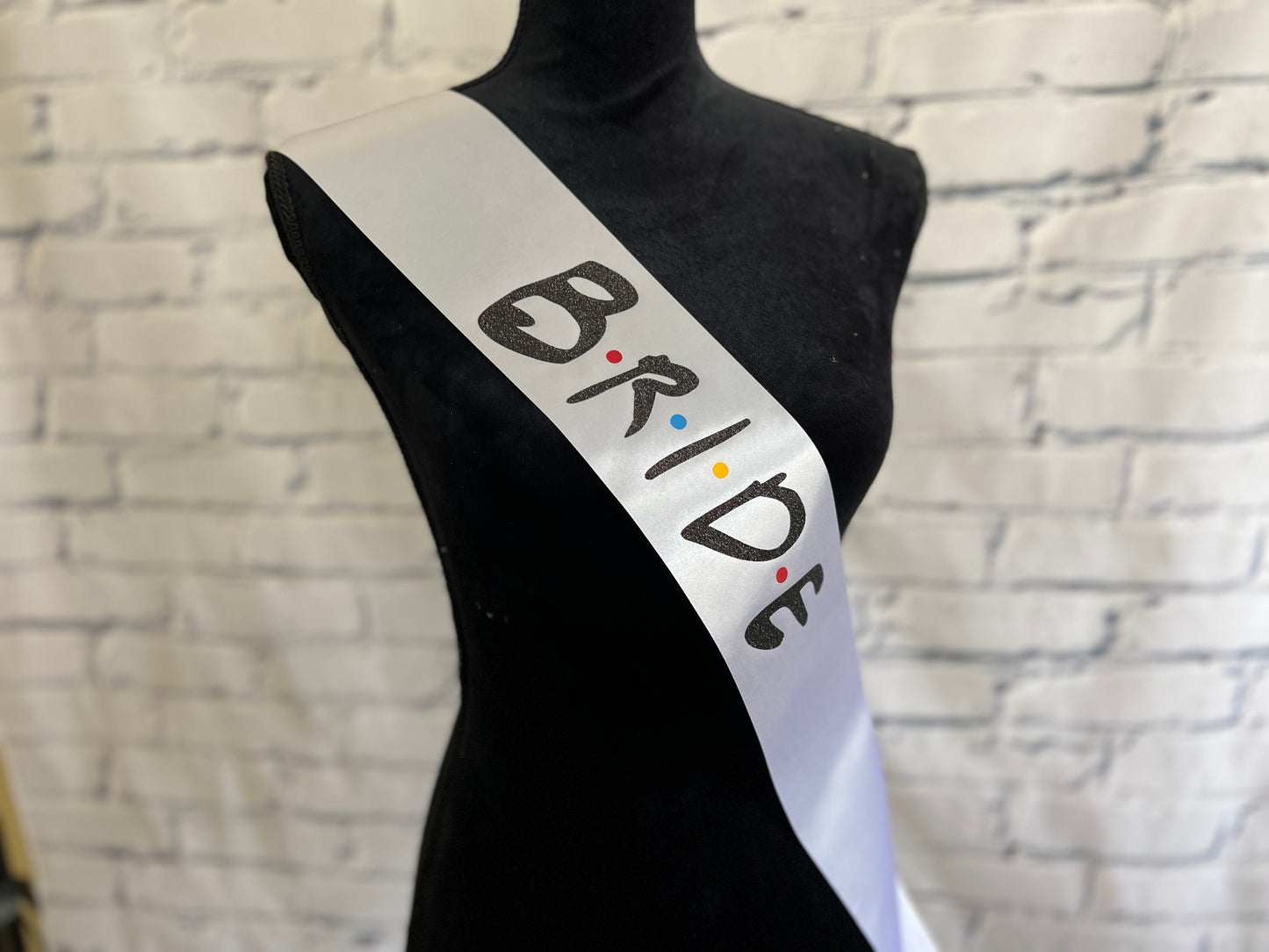 Friends TV Show Inspired Bride Bachelorette Sash