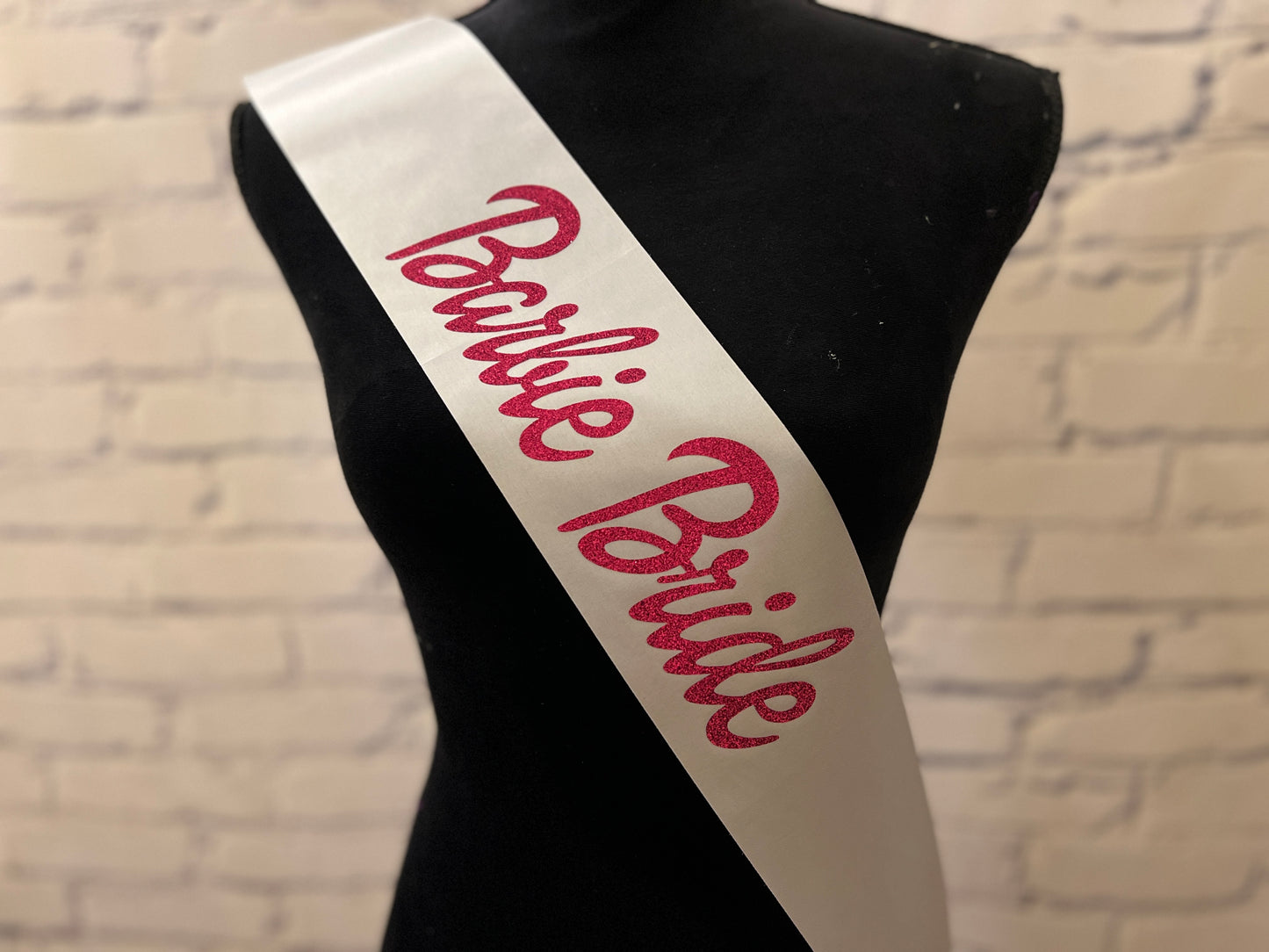 Barbie Inspired Bride Bachelorette Sash