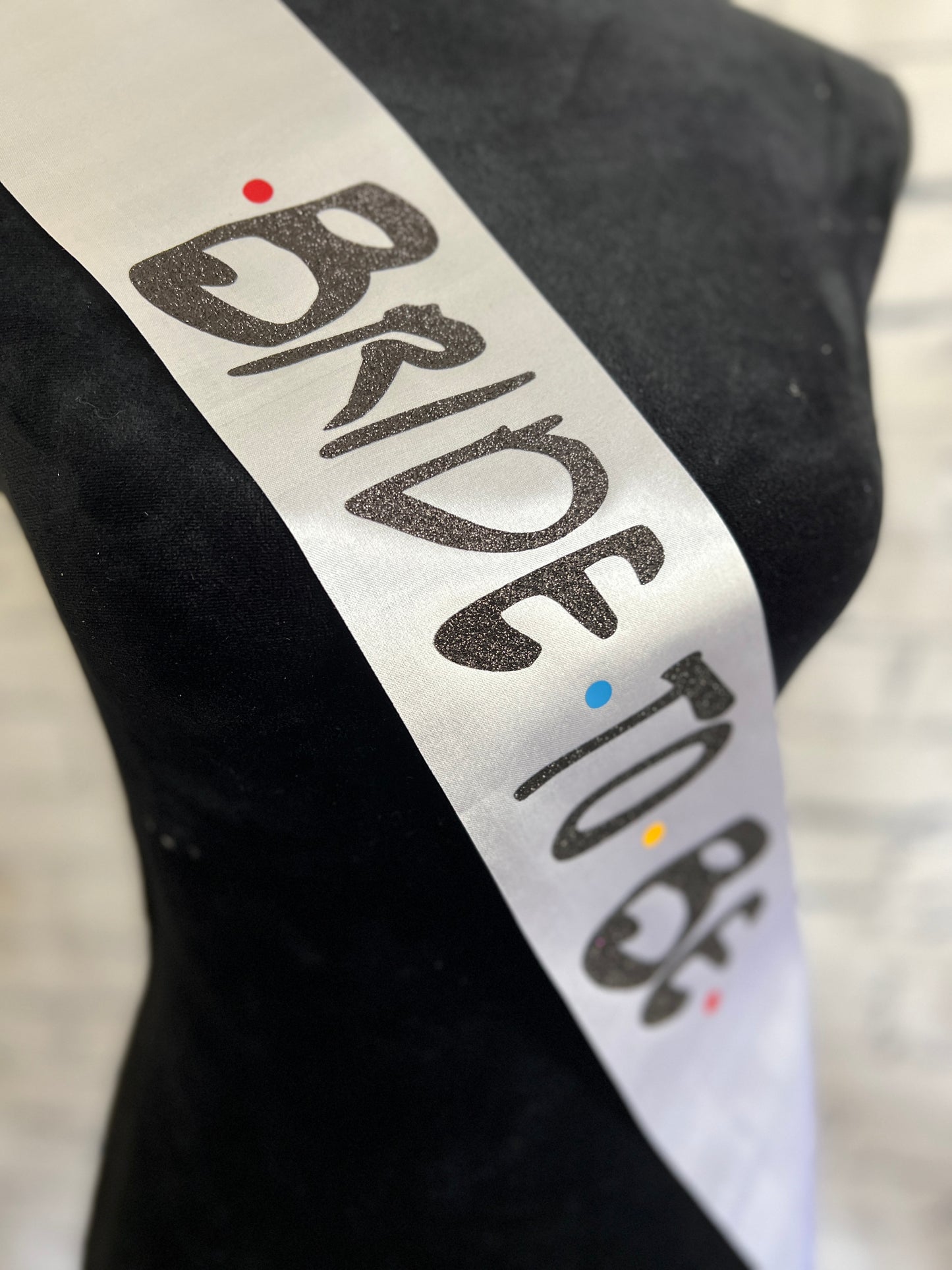 Friends TV Show Inspired Bride Bachelorette Sash